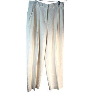2/$30 ZARA Womens XS Linen Blend Trousers In Beige